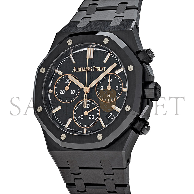 audemars P1g*et royal oak chronograph black ceramic black dial 41mm 26240ce.oo.1225ce.02